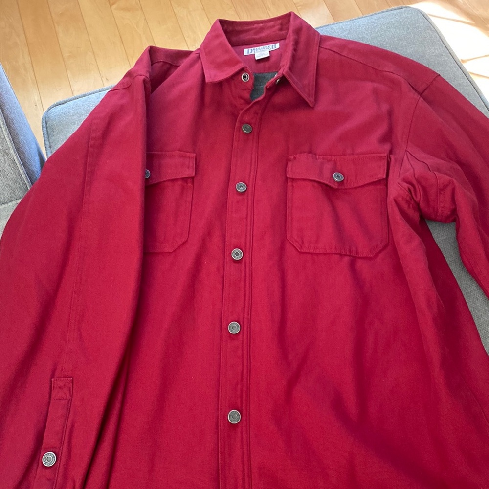 Duluth Trading Co outdoor button down jacket. Men’s size extra large tall XLT